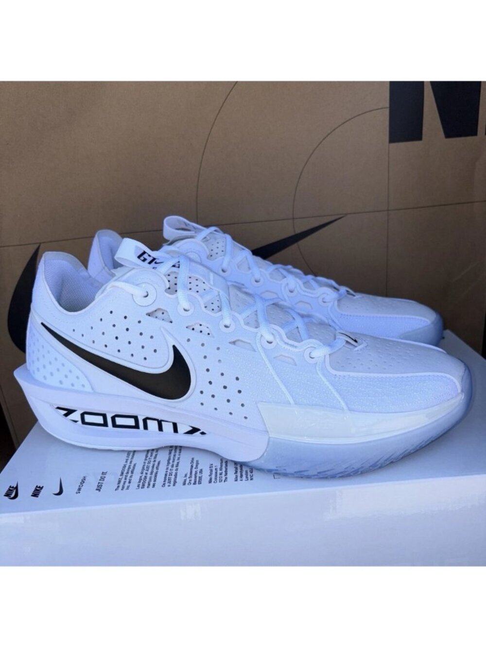 NEW Nike GT Cut 3 TB P ‘White Black’ Basketball IH5097 100 Men Sizes